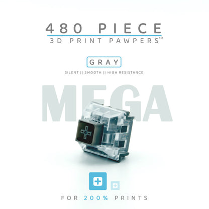 MEGA Pawpers™ Clicker for 3D Printed Fidgets!