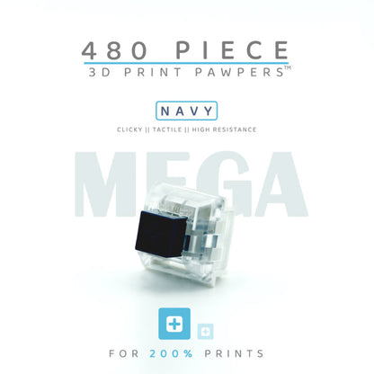 MEGA Pawpers™ Clicker for 3D Printed Fidgets!