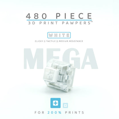 MEGA Pawpers™ Clicker for 3D Printed Fidgets!