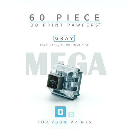 MEGA Pawpers™ Clicker for 3D Printed Fidgets!
