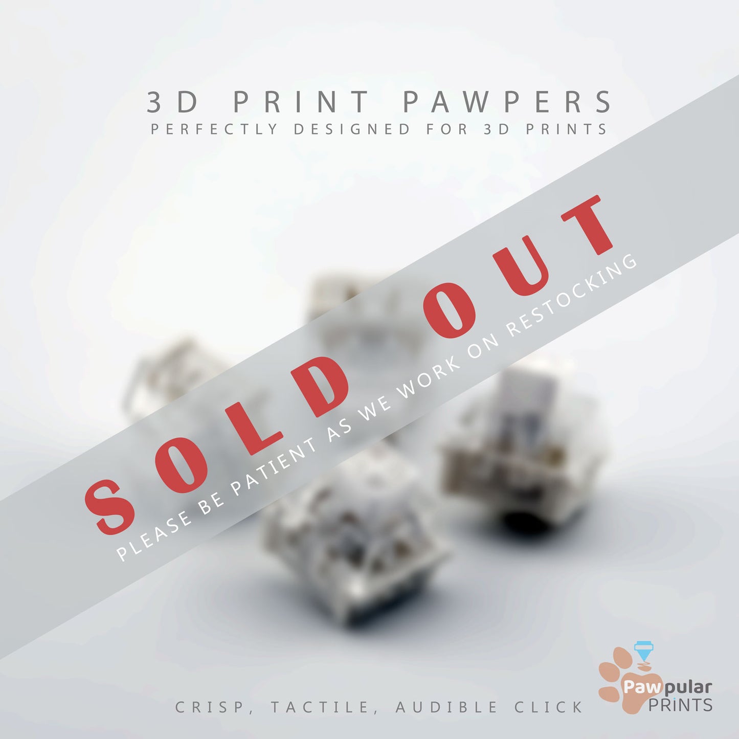 Pawpers™ Clicker for 3D Printed Fidgets!